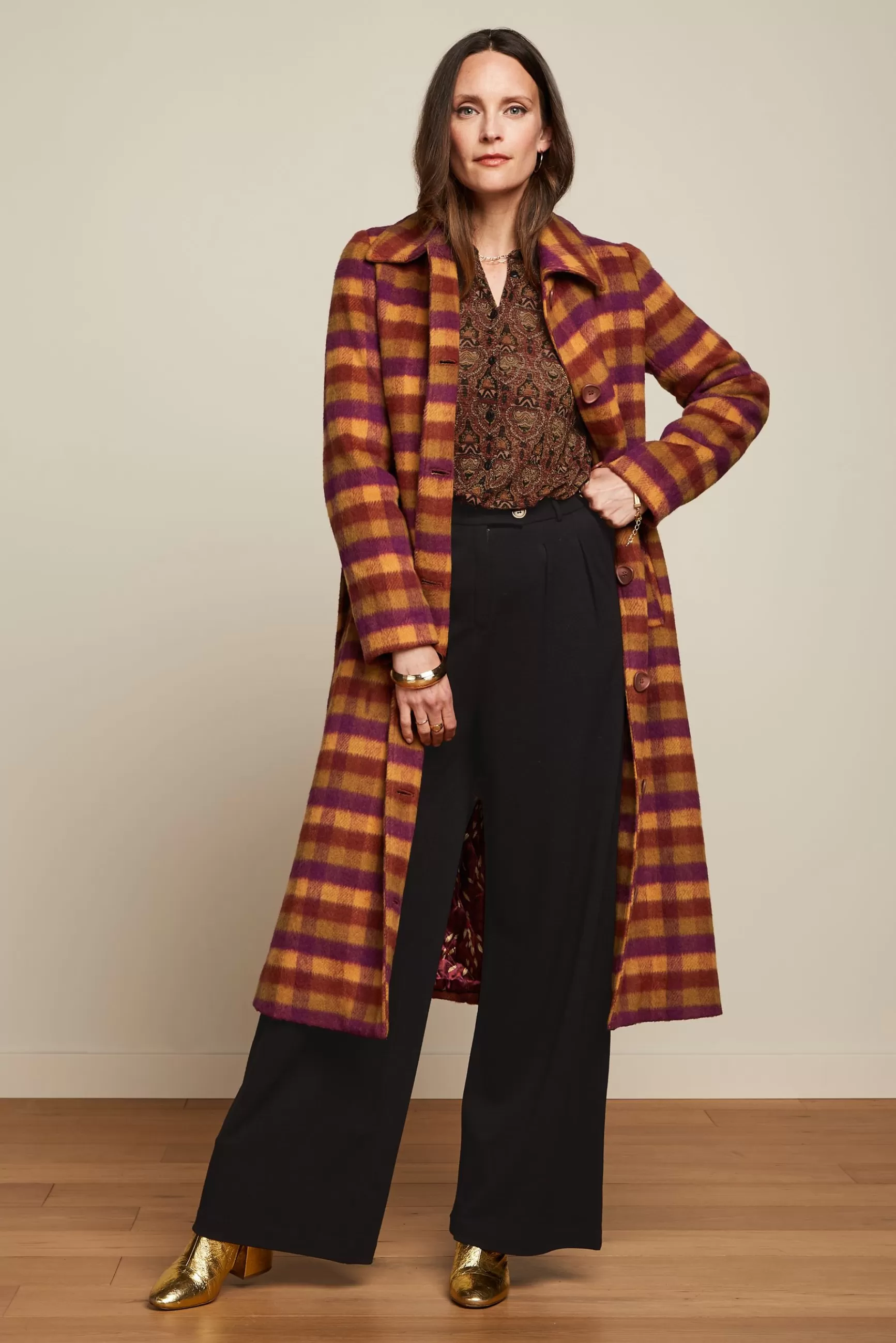 DAMES King Louie Arabella Coat Wylde Check