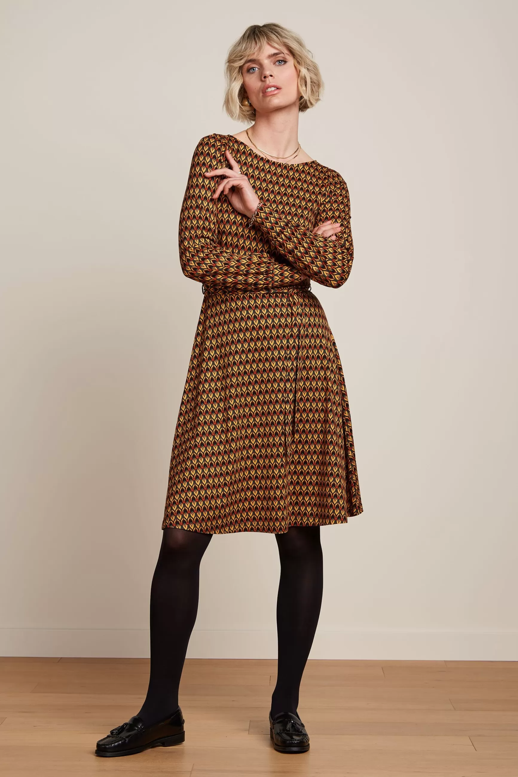 DAMES King Louie Betty Bellsleeve Dress Dandy