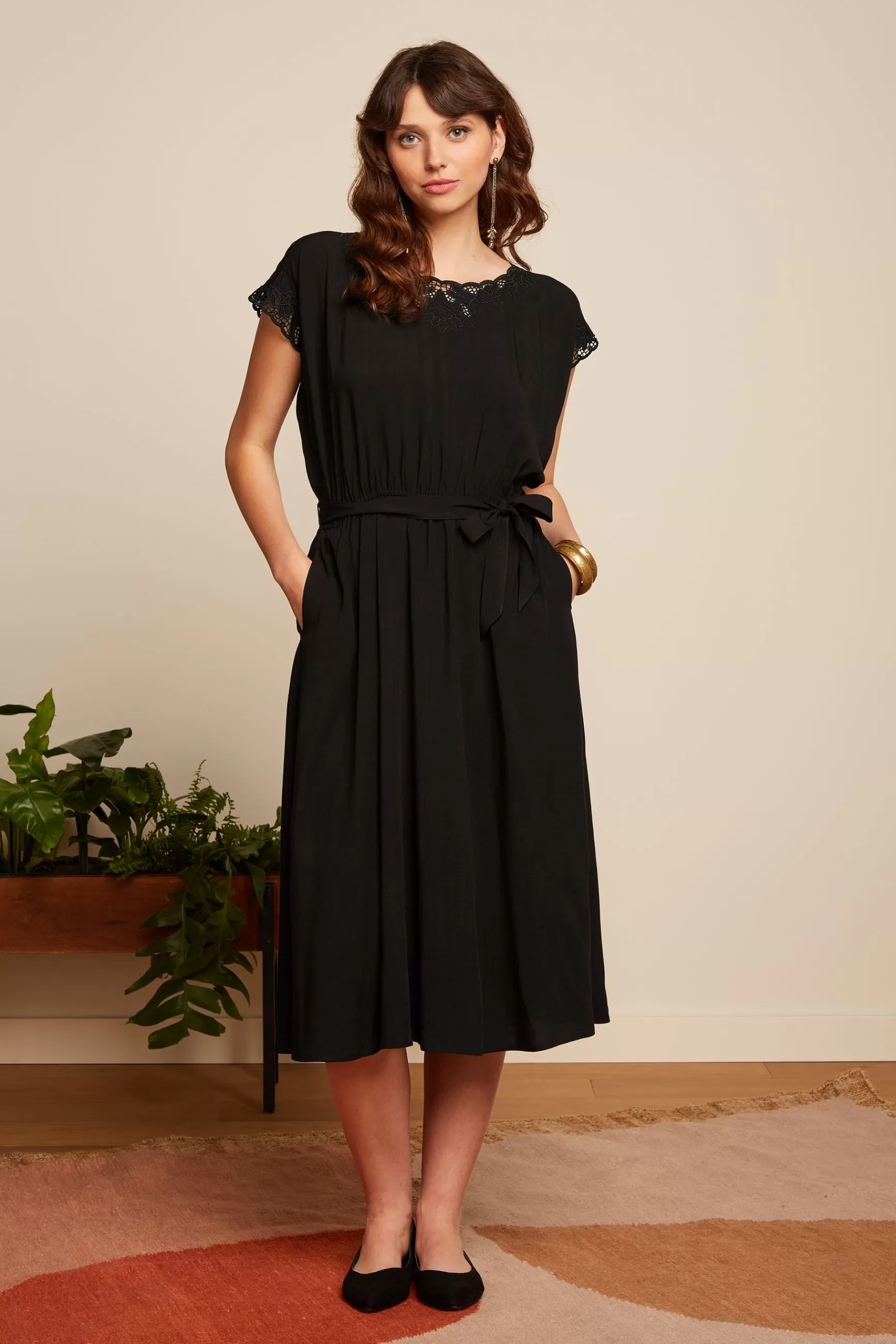 DAMES King Louie Betty Dress Aurelie Embroidery