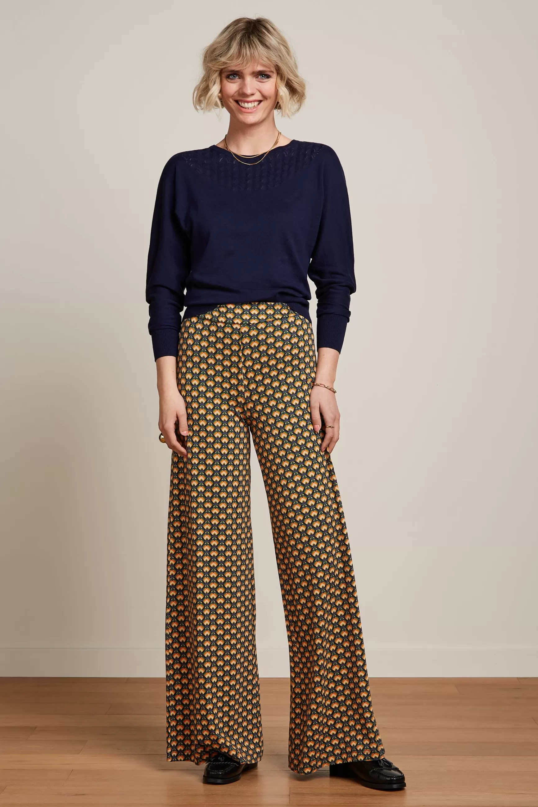 DAMES King Louie Border Palazzo Pants Valet