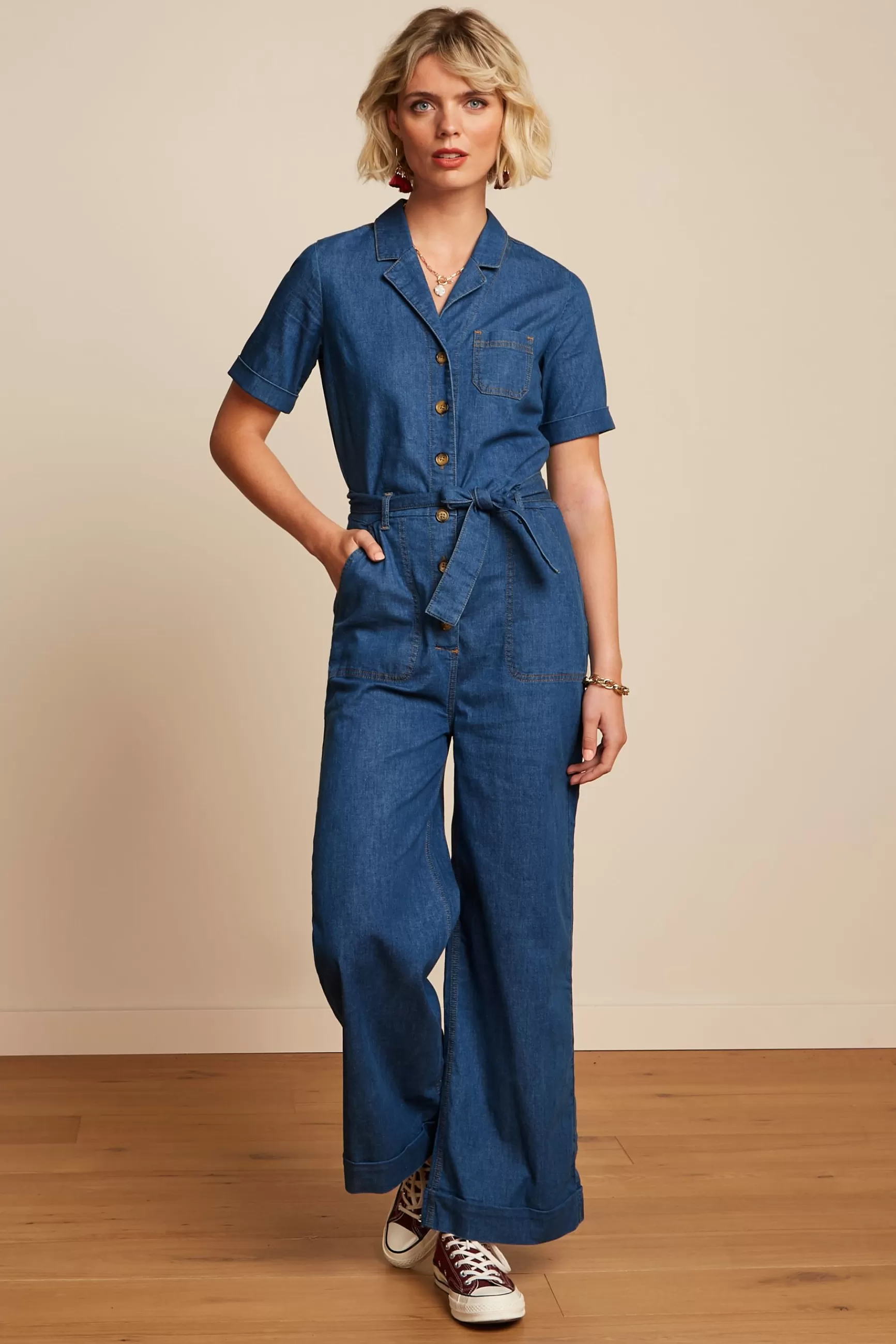 DAMES King Louie Gracie Jumpsuit Chambray