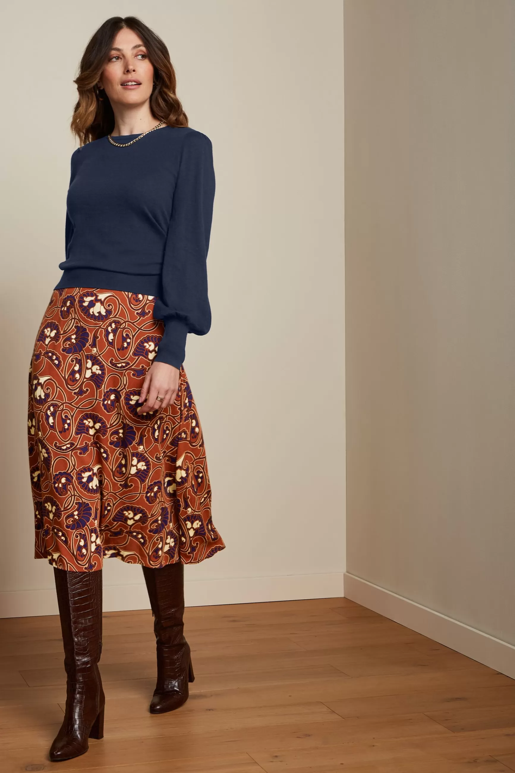 DAMES King Louie Juno Midi Skirt Cecilia