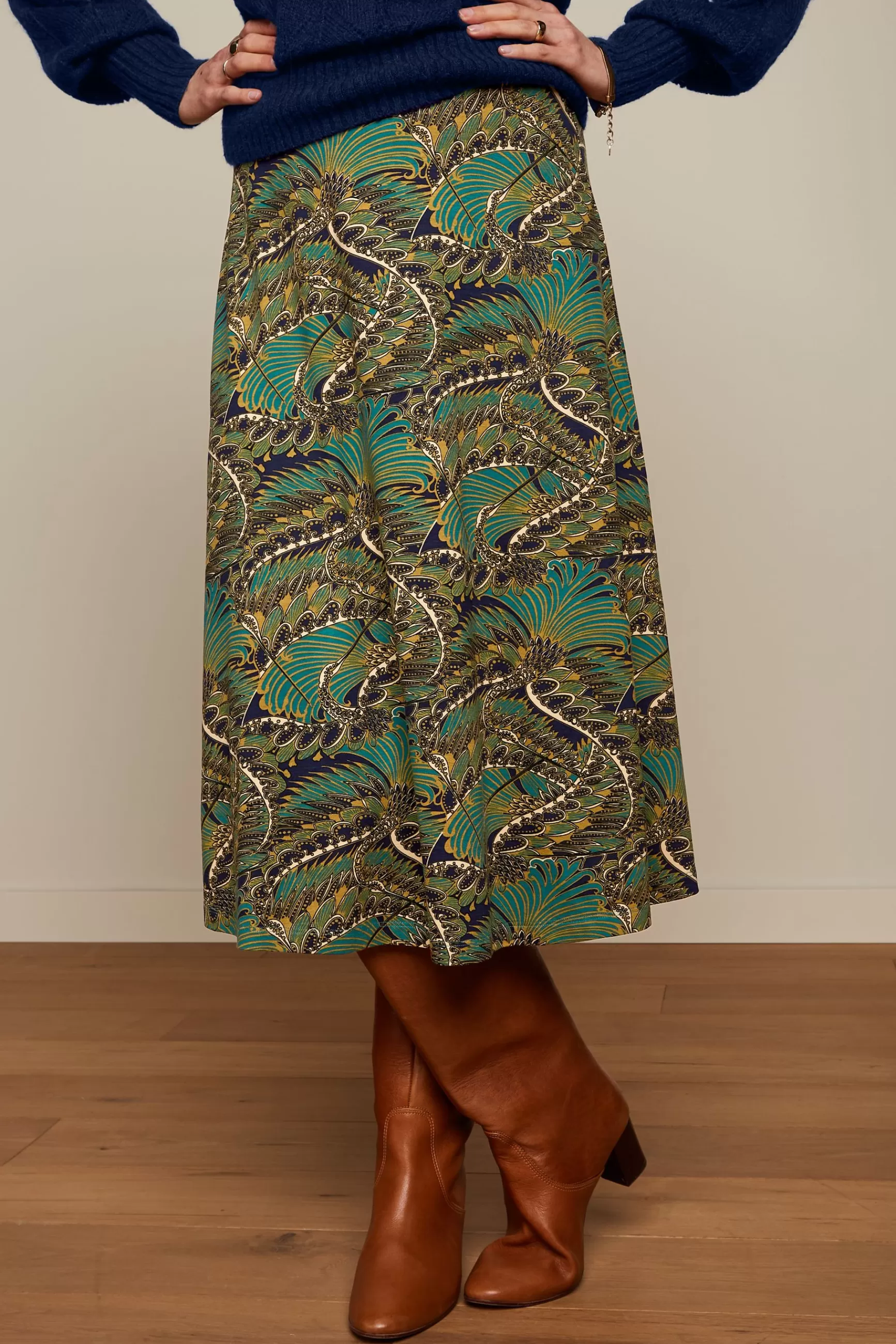 DAMES King Louie Juno Midi Skirt Venus