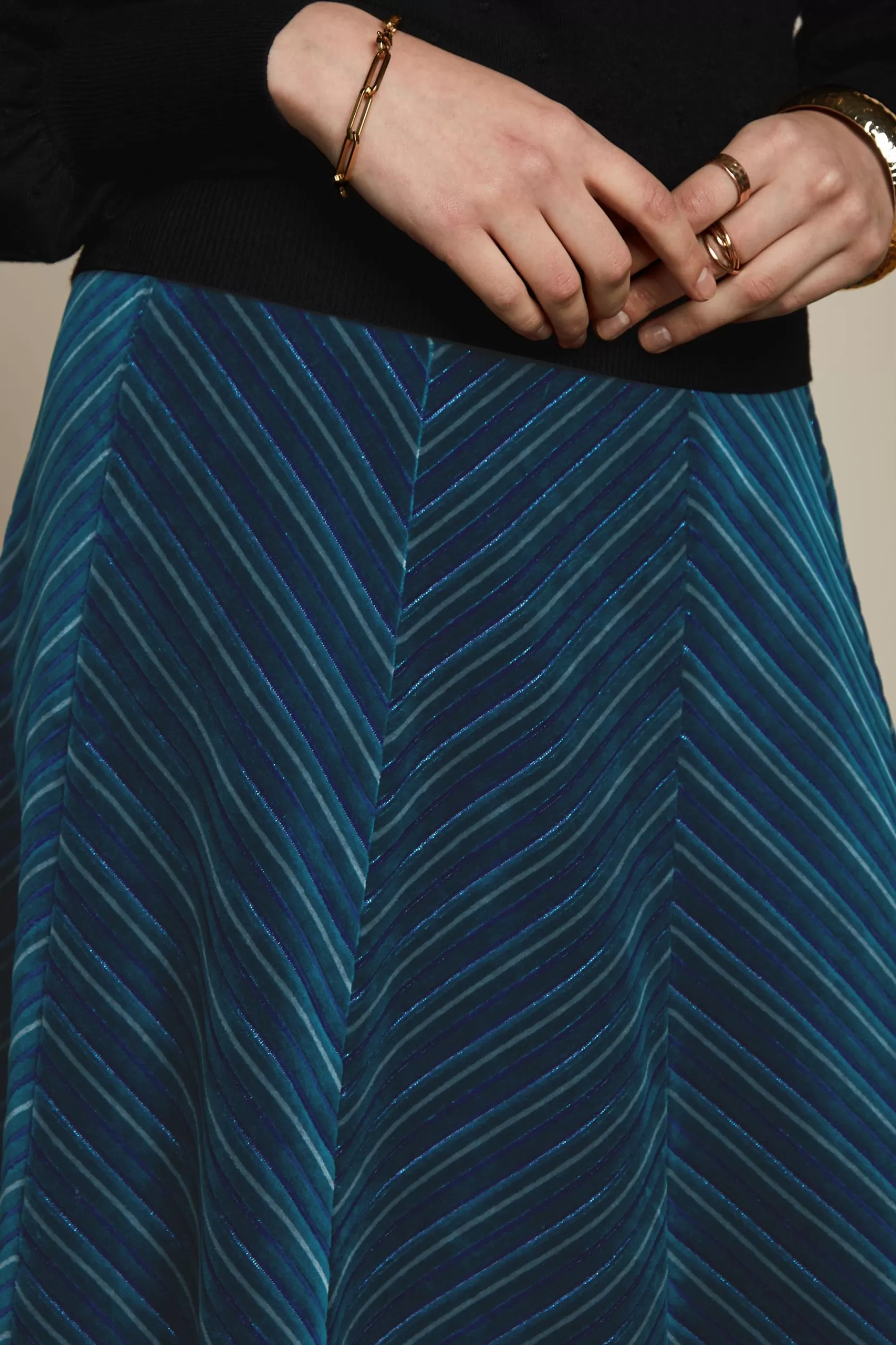 DAMES King Louie Juno Skirt Moda Stripe