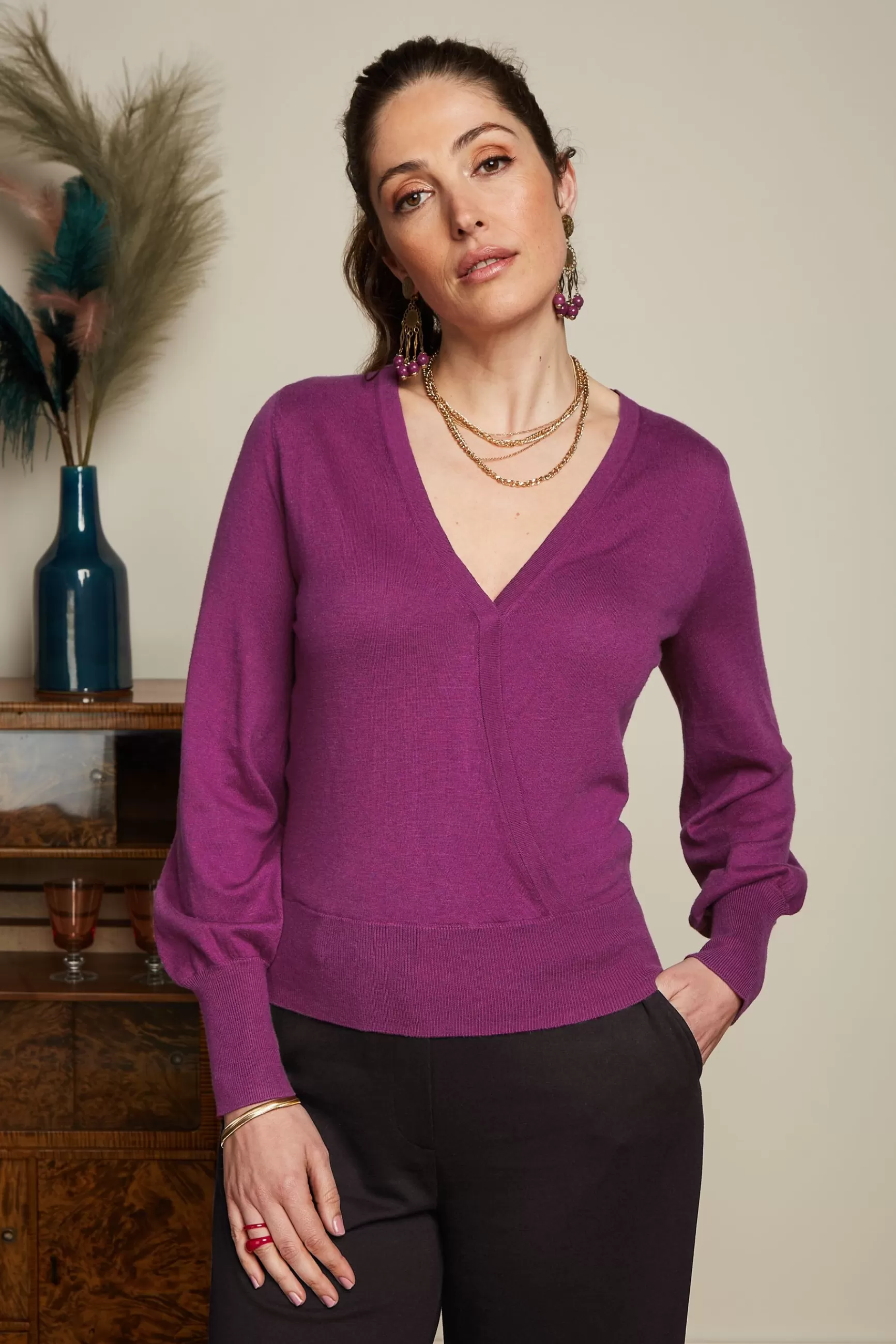 DAMES King Louie Lulu Wrap Top Cocoon