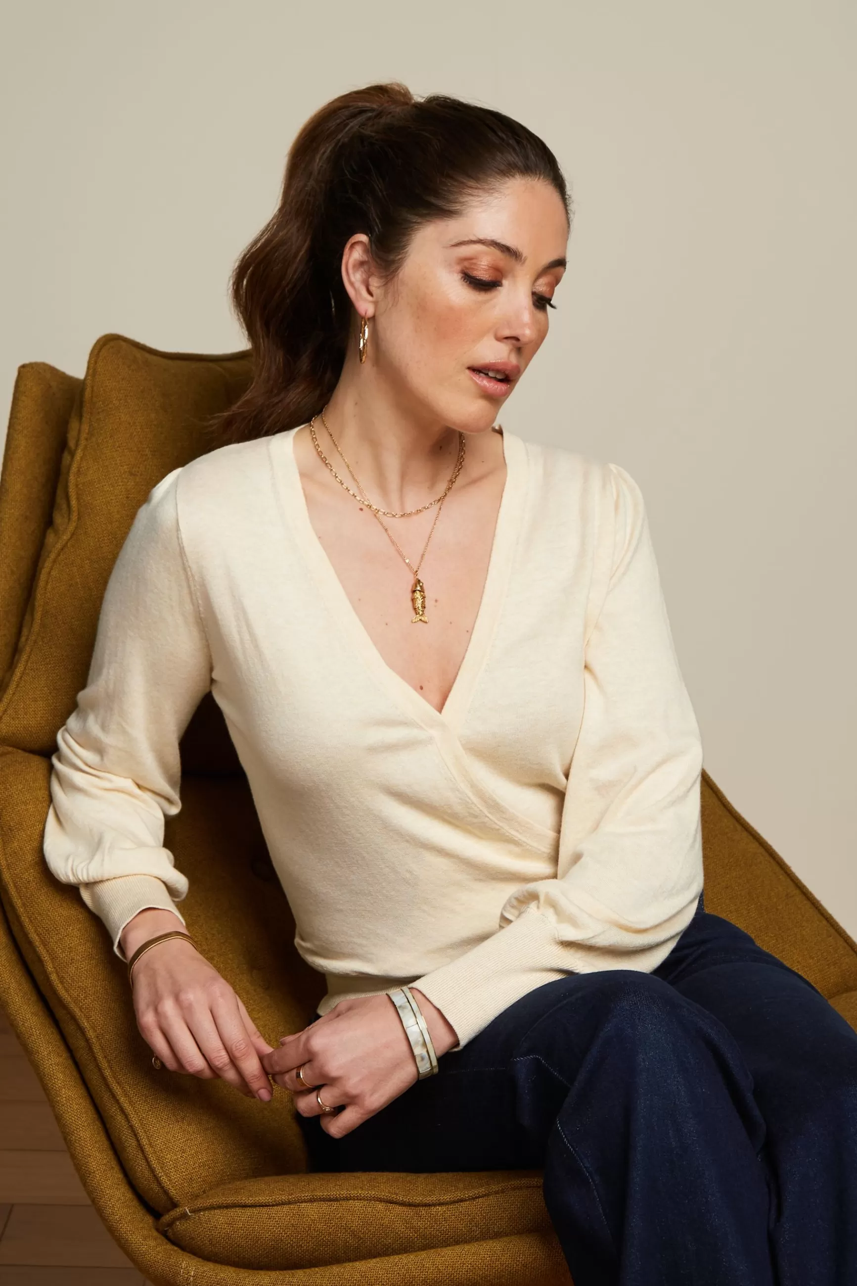 DAMES King Louie Lulu Wrap Top Cocoon