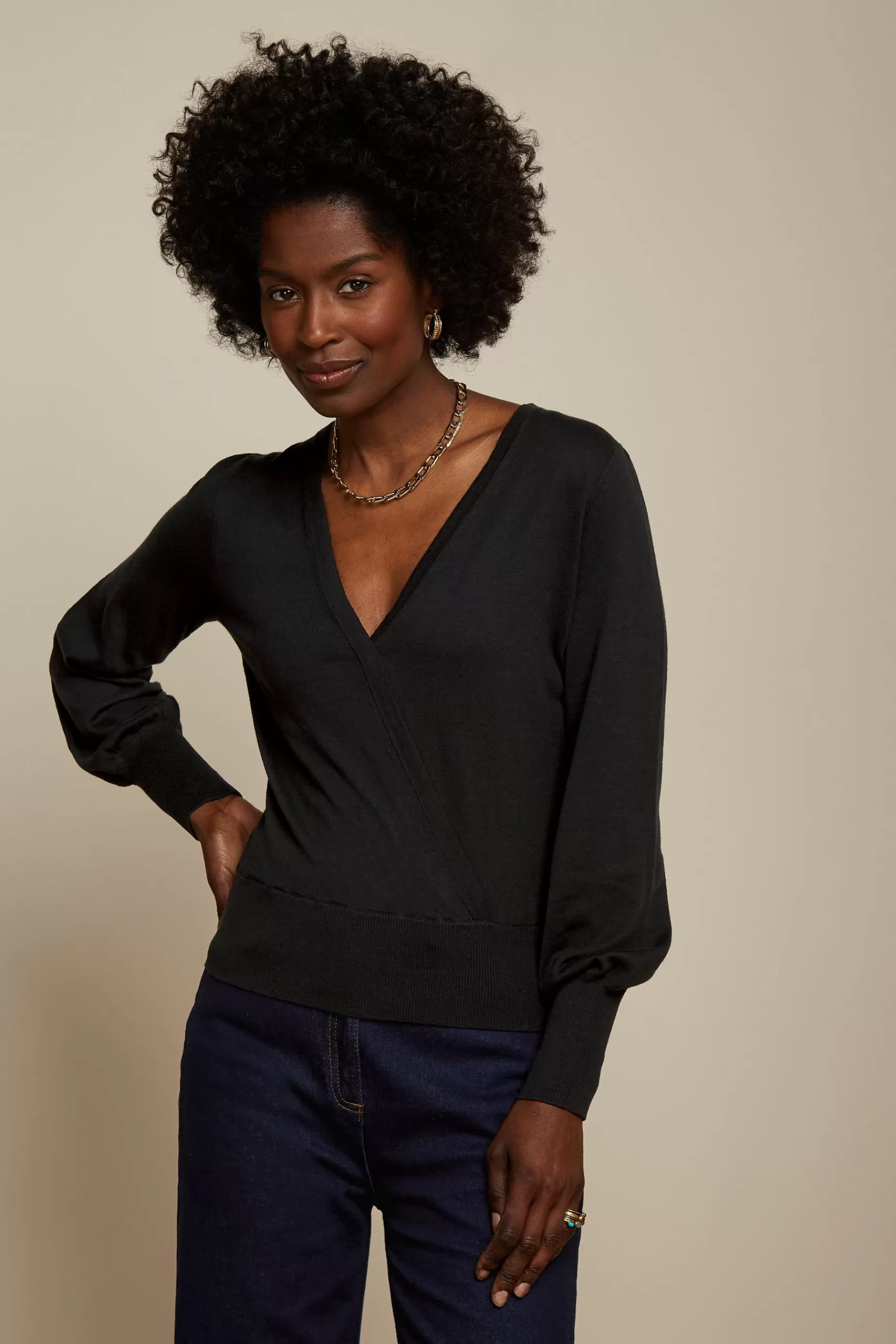 DAMES King Louie Lulu Wrap Top Cocoon