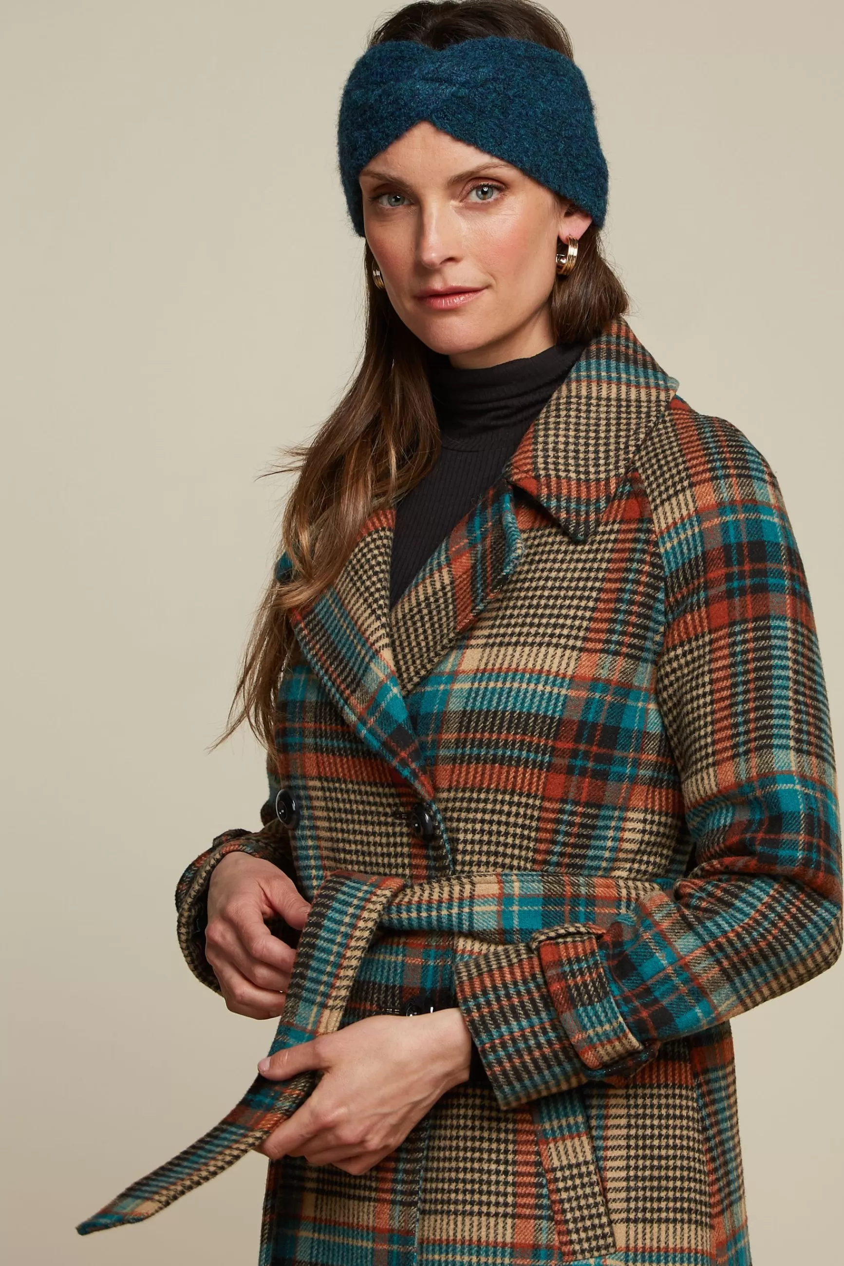 DAMES King Louie Martia Raglan Coat Fitz Check