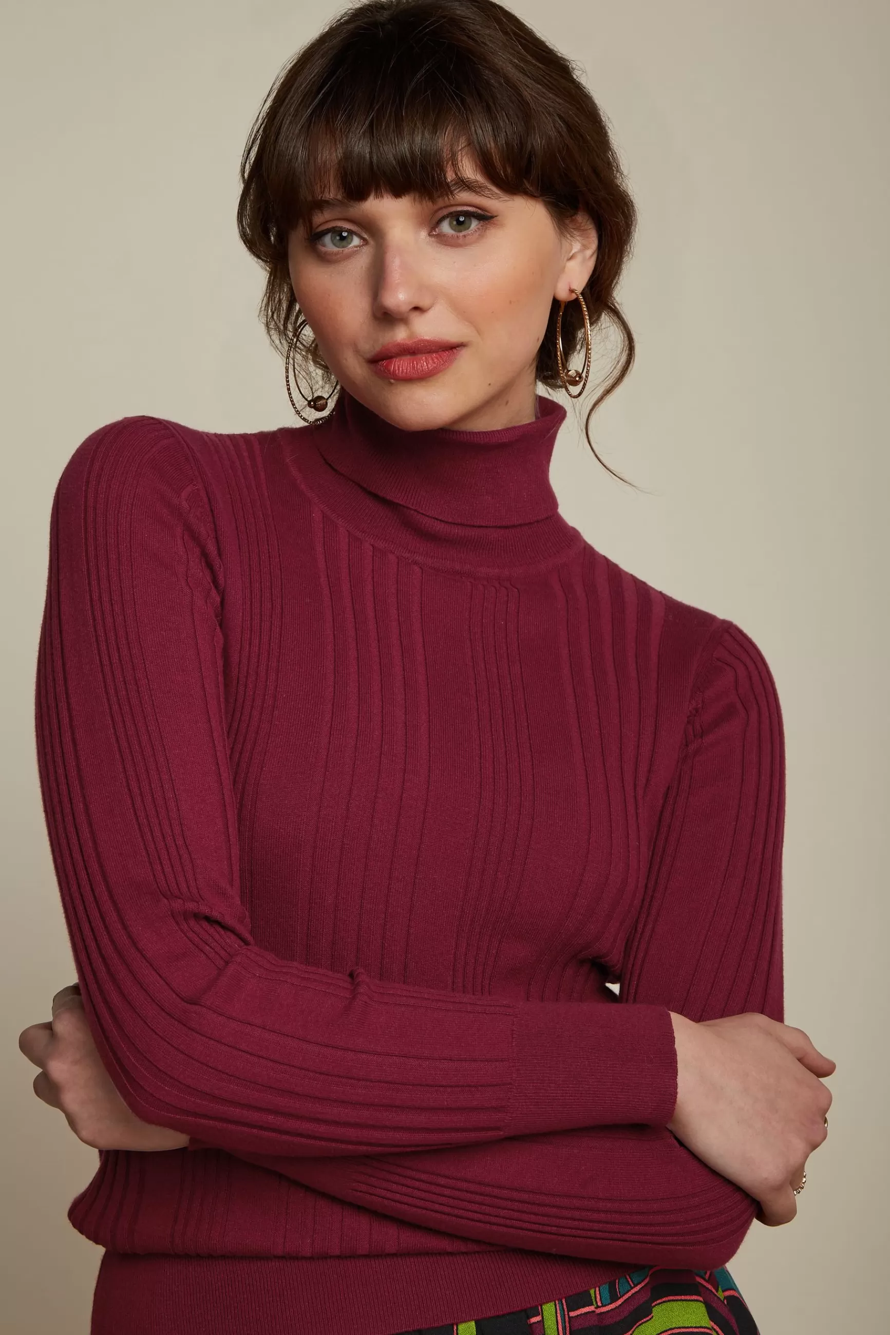 DAMES King Louie Rib Rollneck Top Club