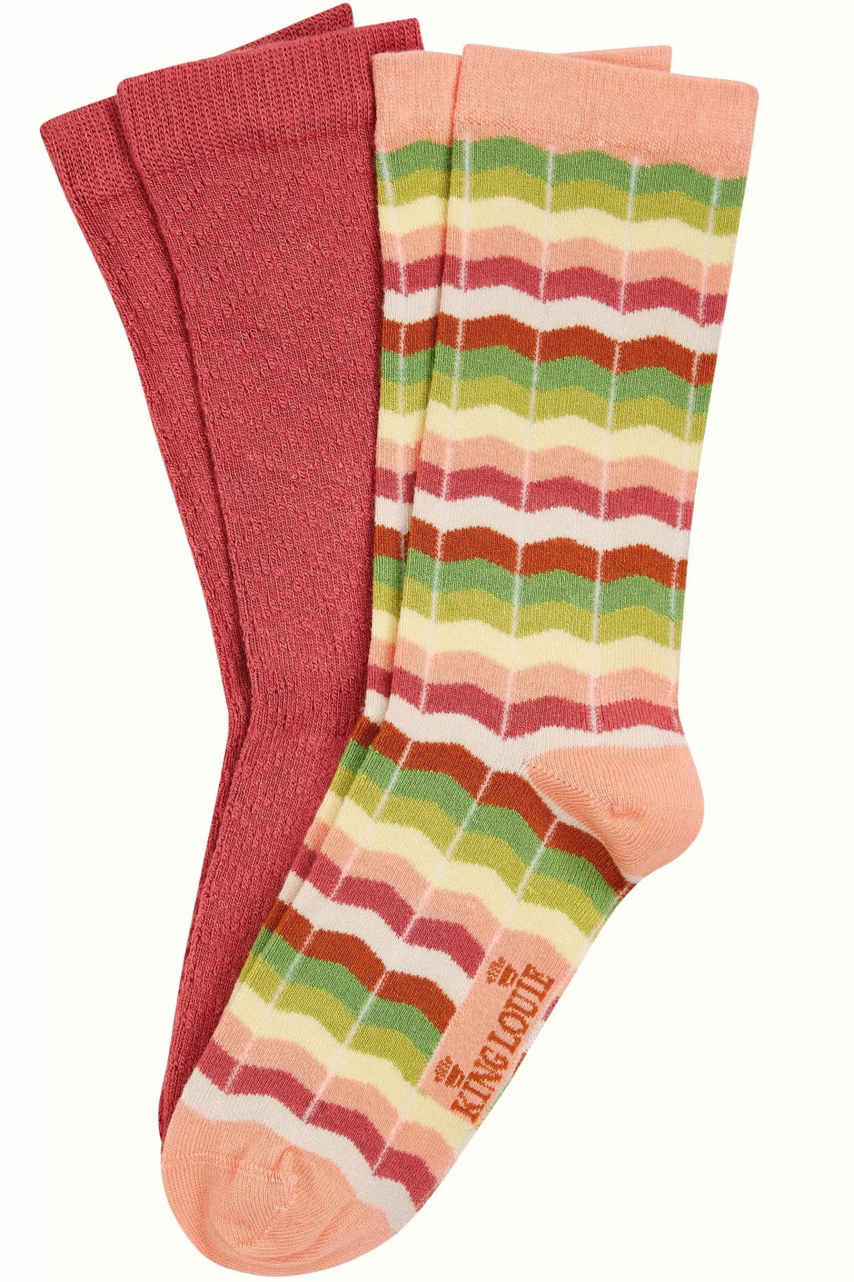 DAMES King Louie Socks 2-Pack Sunset