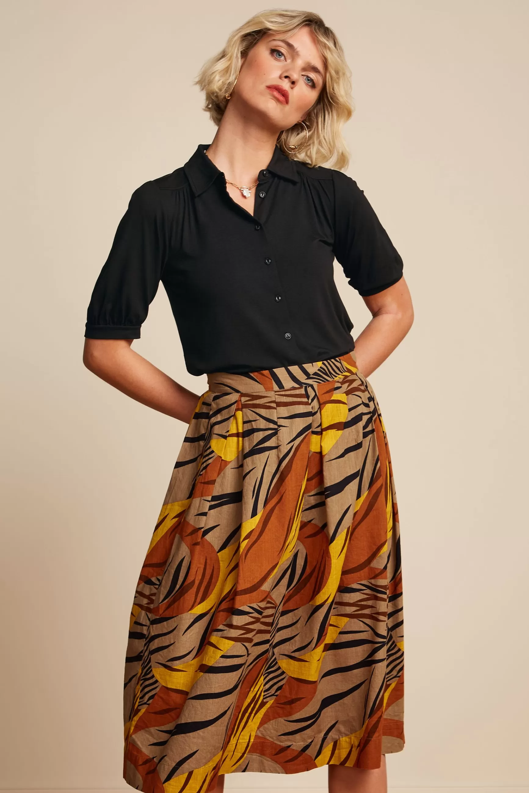 DAMES King Louie Suzette Pleat Skirt Zolea